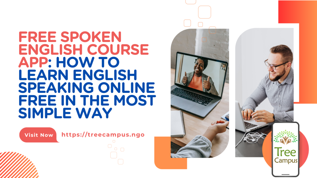 Free Spoken English Course App: How to Learn English Speaking Online Free